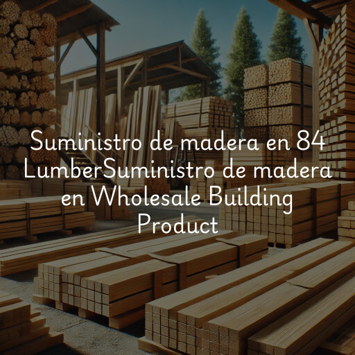 Suministro de madera en
