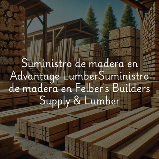 Suministro de madera en