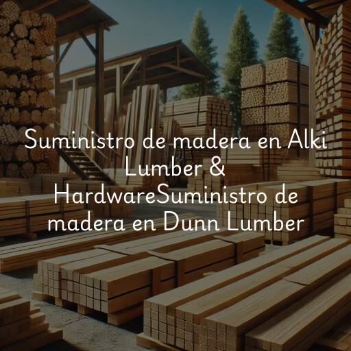 Suministro de madera en