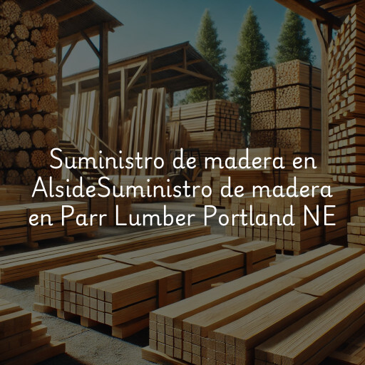 Suministro de madera en