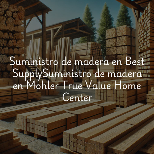 Suministro de madera en