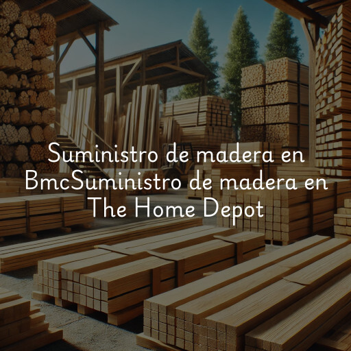 Suministro de madera en