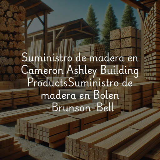 Suministro de madera en