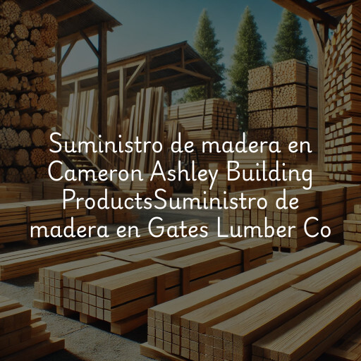 Suministro de madera en