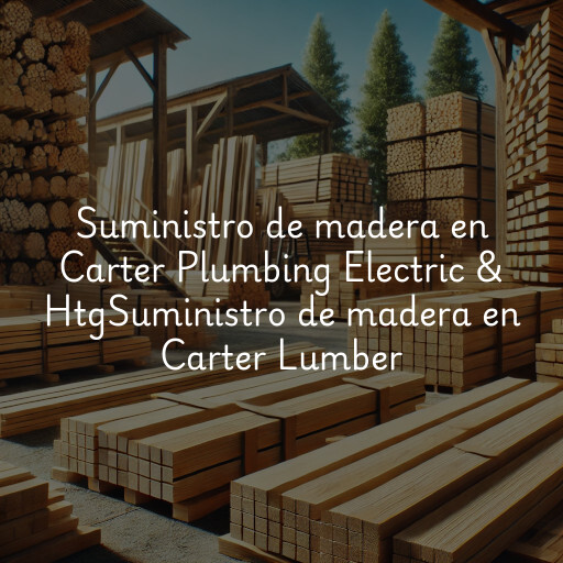 Suministro de madera en