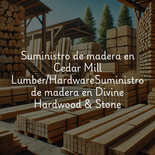 Suministro de madera en