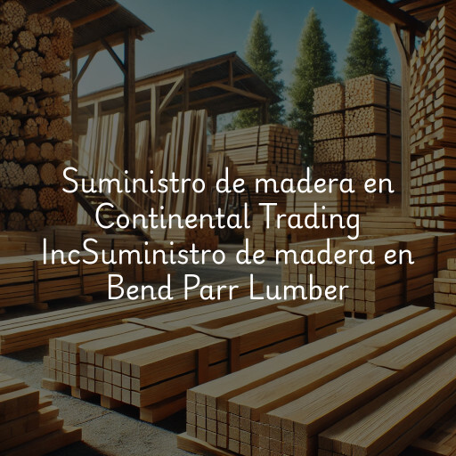 Suministro de madera en