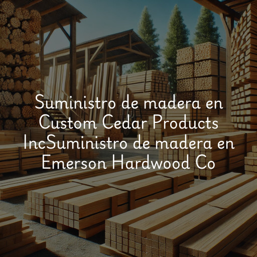 Suministro de madera en