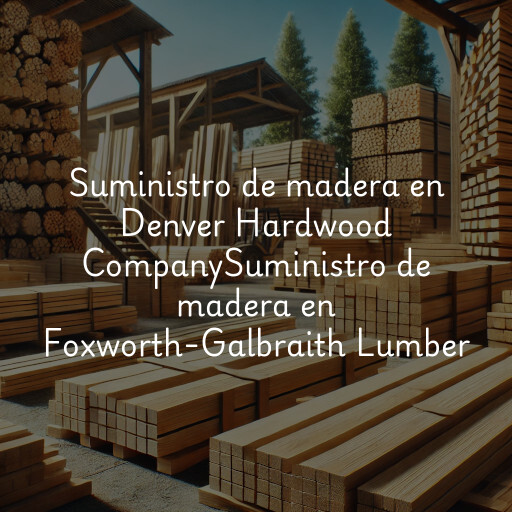 Suministro de madera en