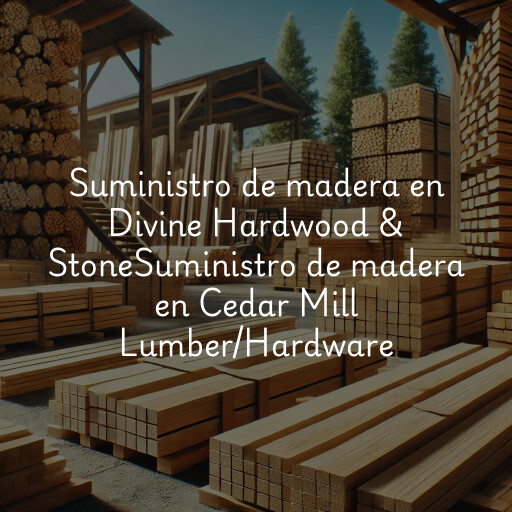 Suministro de madera en