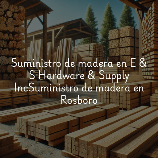 Suministro de madera en