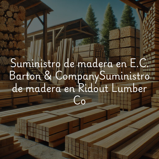 Suministro de madera en
