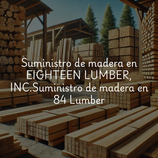 Suministro de madera en