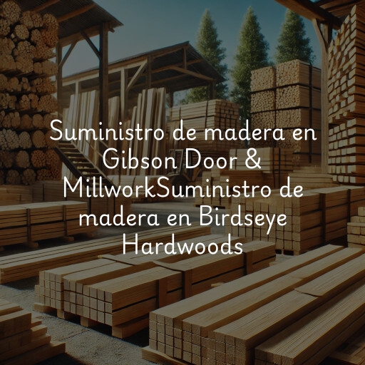 Suministro de madera en