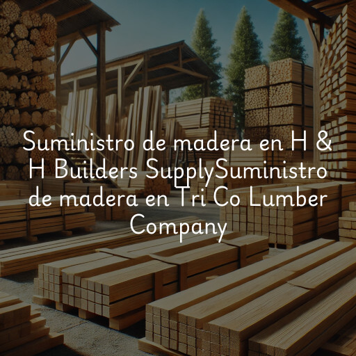 Suministro de madera en