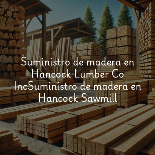 Suministro de madera en