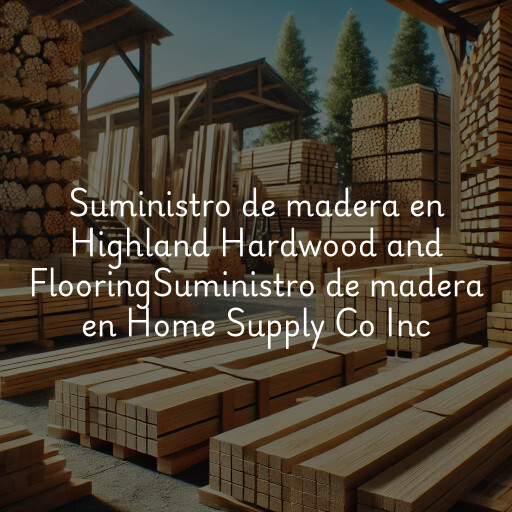 Suministro de madera en