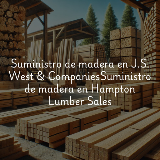 Suministro de madera en