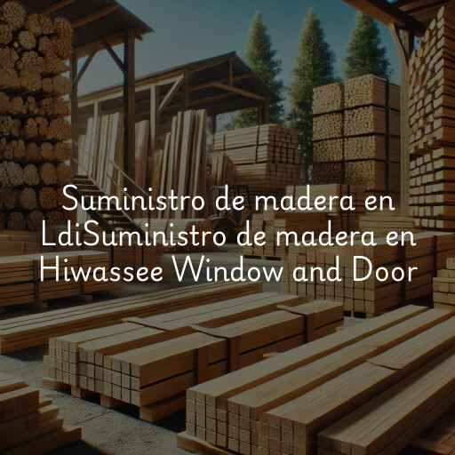 Suministro de madera en