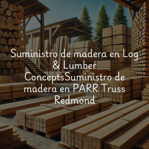 Suministro de madera en