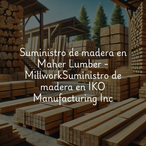 Suministro de madera en