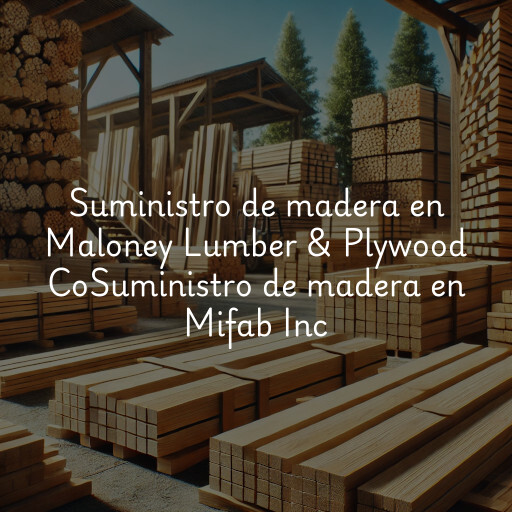 Suministro de madera en