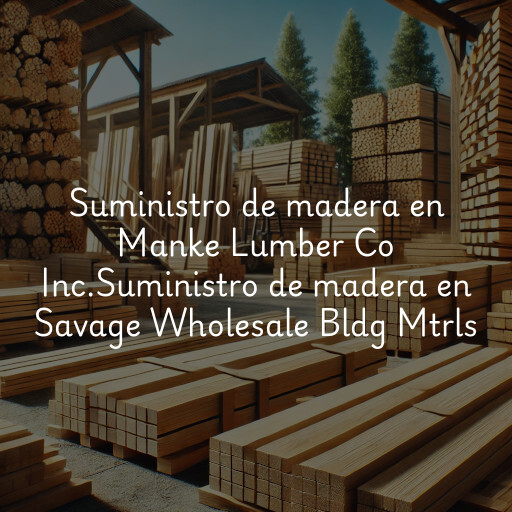 Suministro de madera en