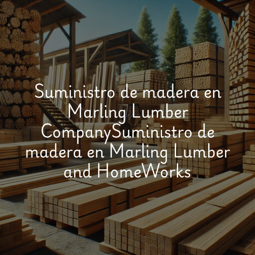 Suministro de madera en