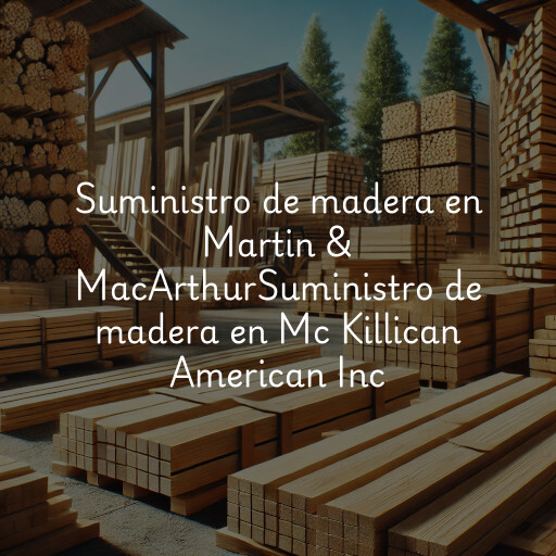Suministro de madera en