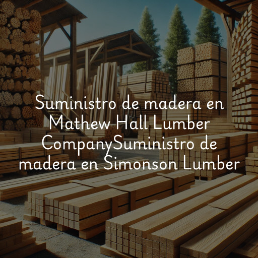 Suministro de madera en