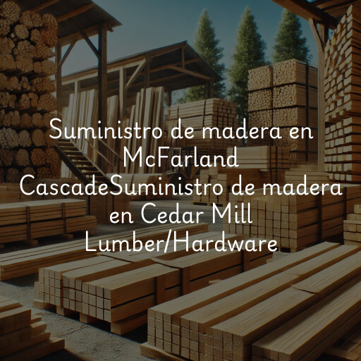 Suministro de madera en