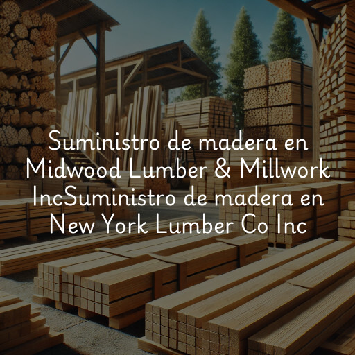 Suministro de madera en