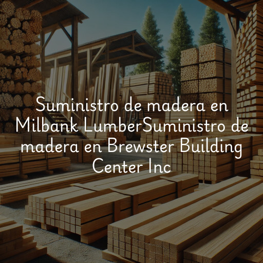 Suministro de madera en