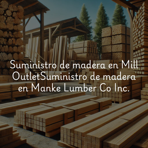 Suministro de madera en