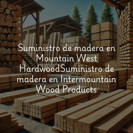 Suministro de madera en