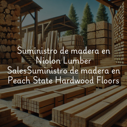 Suministro de madera en
