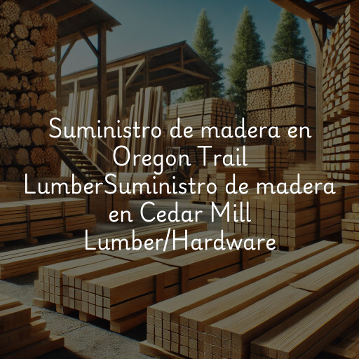 Suministro de madera en