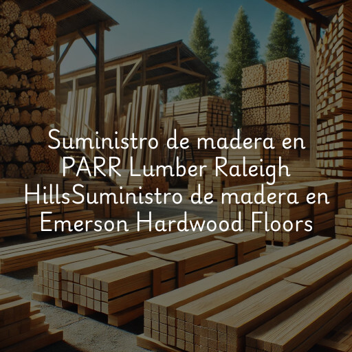 Suministro de madera en