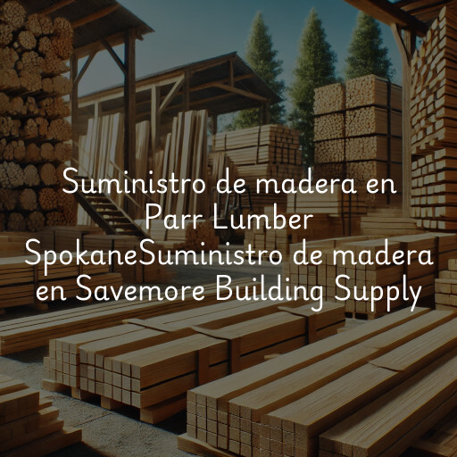 Suministro de madera en