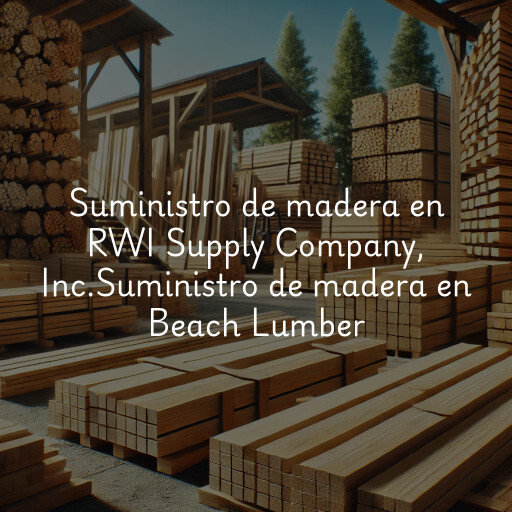 Suministro de madera en
