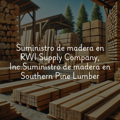 Suministro de madera en