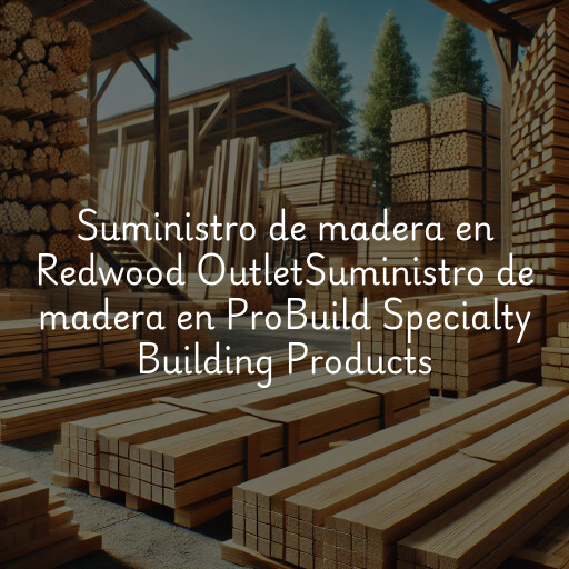 Suministro de madera en