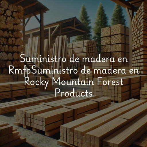 Suministro de madera en