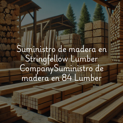 Suministro de madera en
