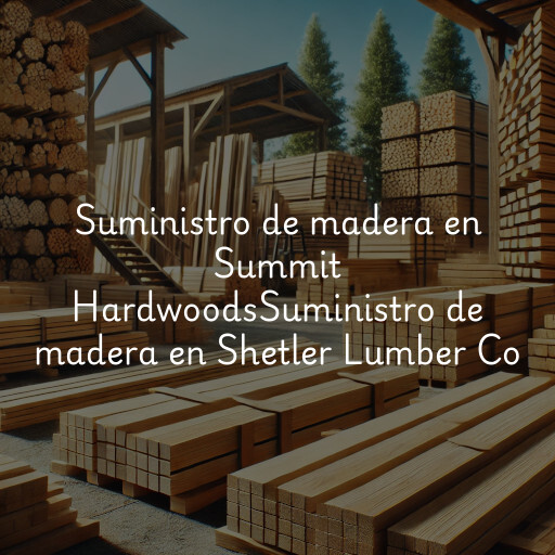 Suministro de madera en