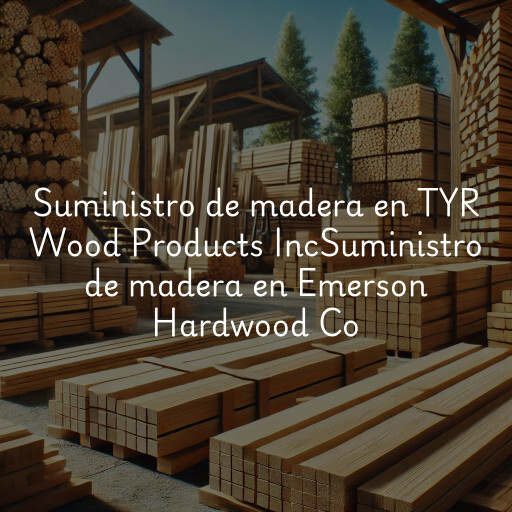 Suministro de madera en