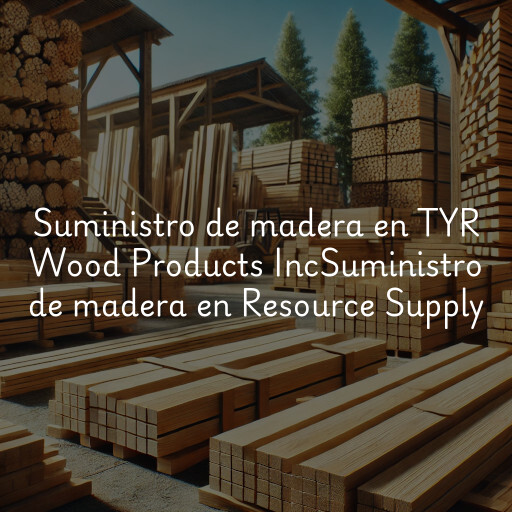Suministro de madera en