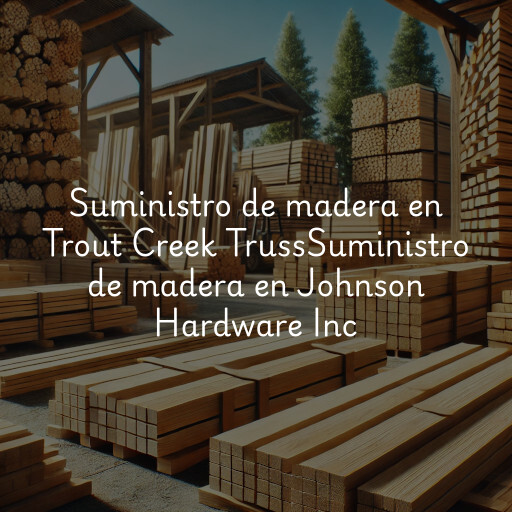 Suministro de madera en