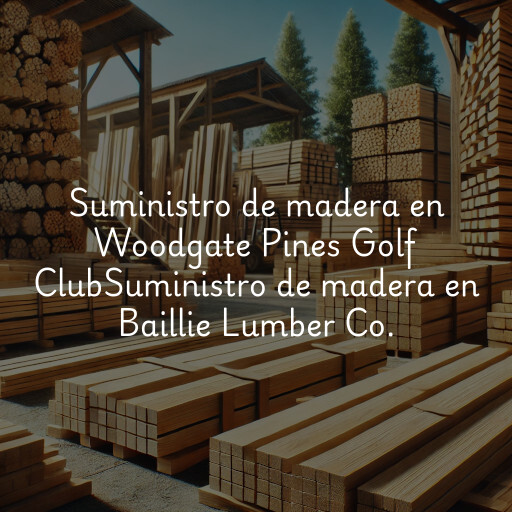 Suministro de madera en