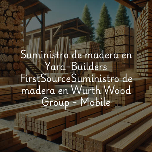 Suministro de madera en